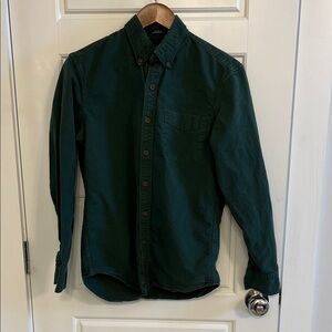 Men's J. Crew Green Button-Up Shirt